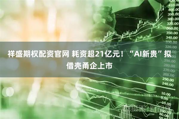 祥盛期权配资官网 耗资超21亿元！“AI新贵”拟借壳甬企上市